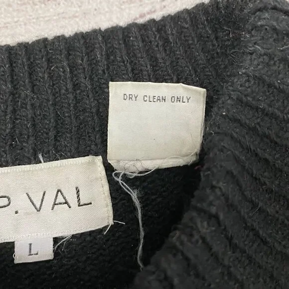 J.P. Val vintage 1980’s Longsleeve sequin accented flowers & bows sweater sz LG - Picture 9 of 11